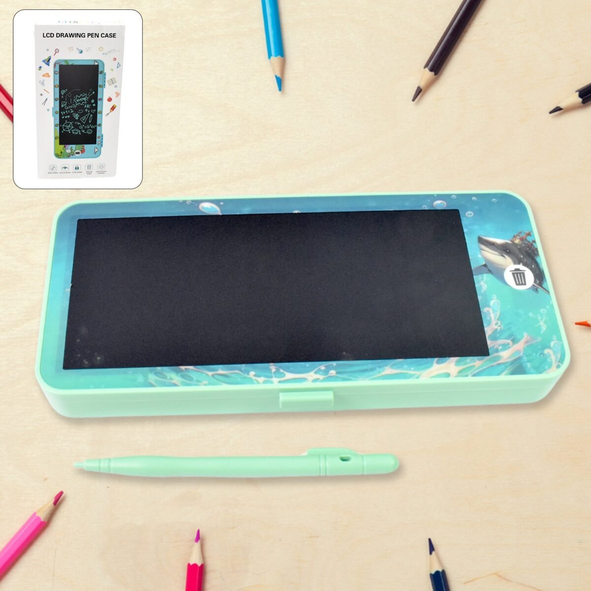 LED Drawing Pen Case writing pad / Compass Blue colour (1 pc) - Image 1