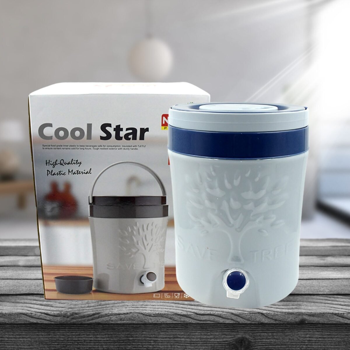 Insulated Water Jug with Tap (12000ml): Leakproof, Travel Cooler - Image 3