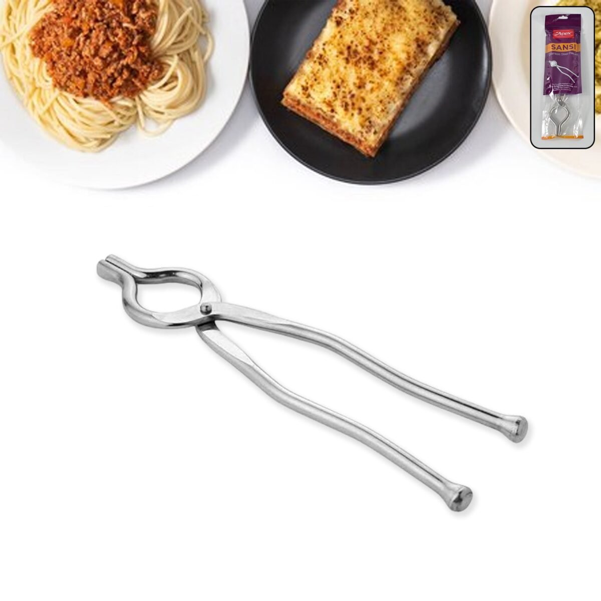 Apex Full Round Sansi – Heavy-Duty Stainless Steel Pakkad | Strong Grip (1 Pc) - Image 1