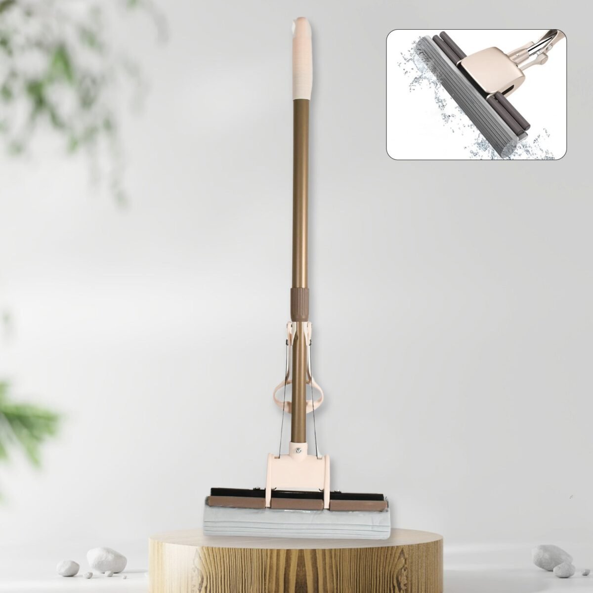 Sponge Mop Super absorbent Sponge-head-self-cleaning miracle-mop - Image 1