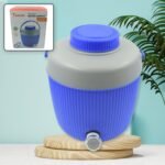 Insulated Water Jug, Insulated Plastic Water Jug with a Sturdy Handle, Water Jug Camper with Tap Plastic Insulated Water Storage Cool Water Storage for Home & Travelling (6000 ML) - Image 3