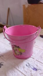 Small Metal Bucket for Plants & Decor (1 Pc, With Handle) - Image 6