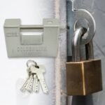 94mm Stainless Steel Padlock: Rectangular, Hardened Steel, 5 Keys - Image 6