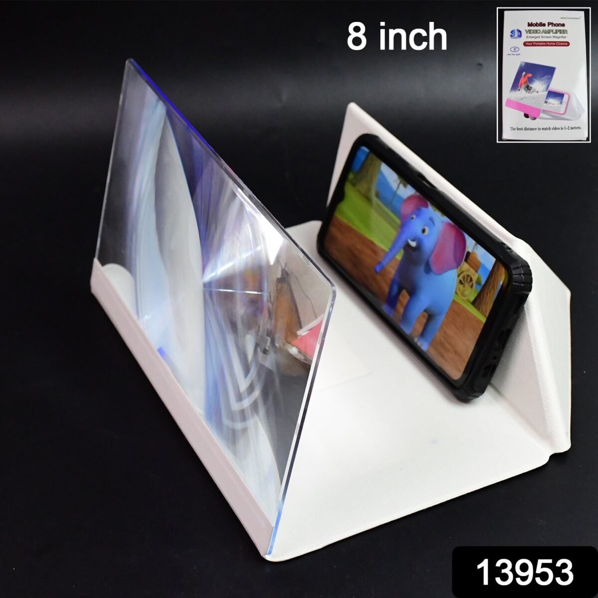 3D HD Mobile Phone Screen Magnifier Amplifier (1 Pc / 8 Inch) - Image 2