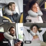 Soft Neck Pillow for Car, Home, Airplane Travel, Travel Neck Pillow for Sleeping & Travel Essentials for Neck Rest Multipurpose Comfortable Head Rest Neck Holder Pillow (1 Pc) - Image 3