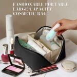 Premium Travel Makeup & Toiletry Organizer Pouch with Zipper & Handle(1 Pc) - Image 7