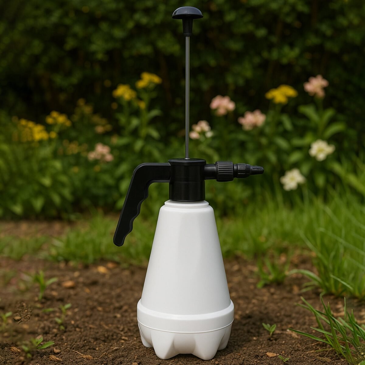 1.5L Heavy-Duty Plastic Pressure Spray Bottle with Adjustable Nozzle - Image 4