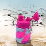 Silicone Foldable Water Bottle (1 Pc / 24 cm Foldable / 500 ML) - Image 3