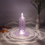 Candles for Home Decoration, Crystal Candlelight (1 Pc / Multicolor) - Image 4