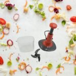 Manual Food Chopper (650ml): 3 Stainless Steel Blades, Locking System, Anti-Slip Base - Image 5