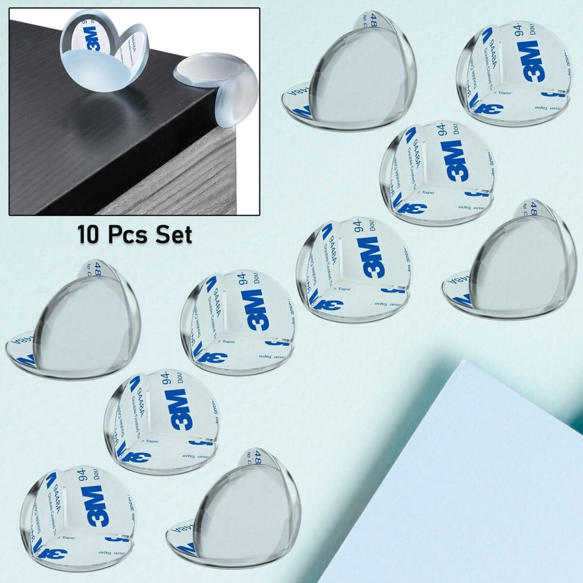 Corner / Edge Guards Clear Corner Protectors (Small 3 Cm / 10 Pcs Set) - Image 1