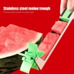 Stainless Steel Washable Watermelon Cutter – Windmill Slicer & Peeler - Image 5