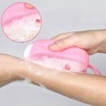 Super Soft Silicone Bath Brush – Double-Sided Body Scrubber for Deep Cleansing & Exfoliation (1 Pc) - Image 5