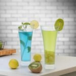 High Quality Faluda, ice cream, Juicer and Water Glasses Set of 6 Transparent, Drinking Water Glasses Stylish Glasses for Faluda, Water, Juice, Glass Set of 6 Pcs (Plastic 300 ML Approx) - Image 3