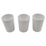 Small Plastic Coffee / Tea Cups Reusable Plastic Cup Mug Lightweight Microwavable Safe Unbreakable Camping Coffee Mugs for Tea Milk Water Juice Tea (3 Pcs Set) - Image 4
