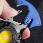 Keychain Led Flashlight Rechargeable Multi Function 6 Lighting Modes Pocket Key Chain Flash Light USB for Outdoor Camping,Walking With Cigarette Lighter - Image 6