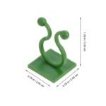 Plant Climbing Wall Fixture Clip Self-Adhesive Hook (200 Pcs Set) - Image 4