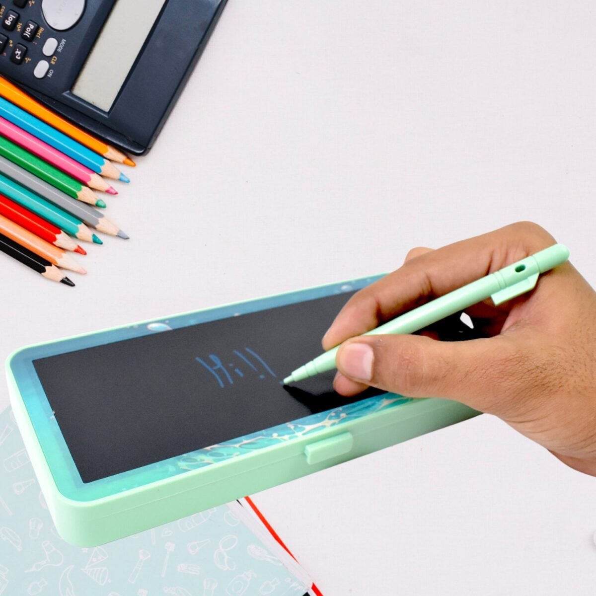 LED Drawing Pen Case writing pad / Compass Blue colour (1 pc) - Image 3