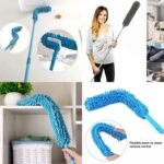 Adjustable Long Handle Microfiber Dust Brush – Foldable Ceiling & Appliance Cleaner - Image 3