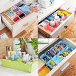 5 Compartments Socks / Handkerchief / Underwear Storage Box Socks Drawer Closet Organizer Storage Boxes (pack of 2) - Image 7