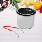 Small Deep Frying Pot With Strainer Basket (2 Pc Set) - Image 6