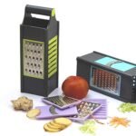 Steel and Plastic 4 in 1 Vegetable & Fruit Slicer Grater / Slicer (1 Pc) - Image 3