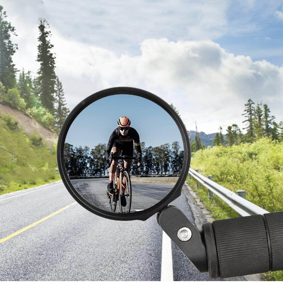 Bar End Bike Mirror: 360° Rotatable & Foldable (1 Pc) - Image 5