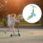 Jumbo Scooter for Kids 2 Wheels Steel Frame Large Foldable & Height Adjustable - Image 3