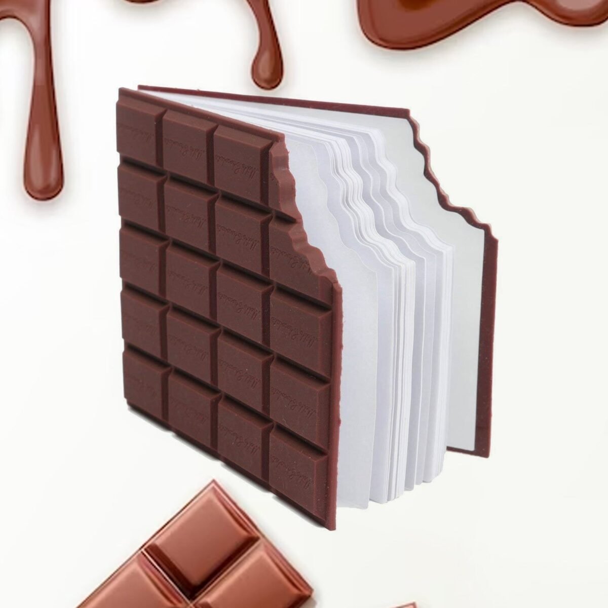 Small Chocolate Scented Bite-Shape Pocket Diary – Rectangular Memo Notebook for Kids (80 Pages) - Image 6
