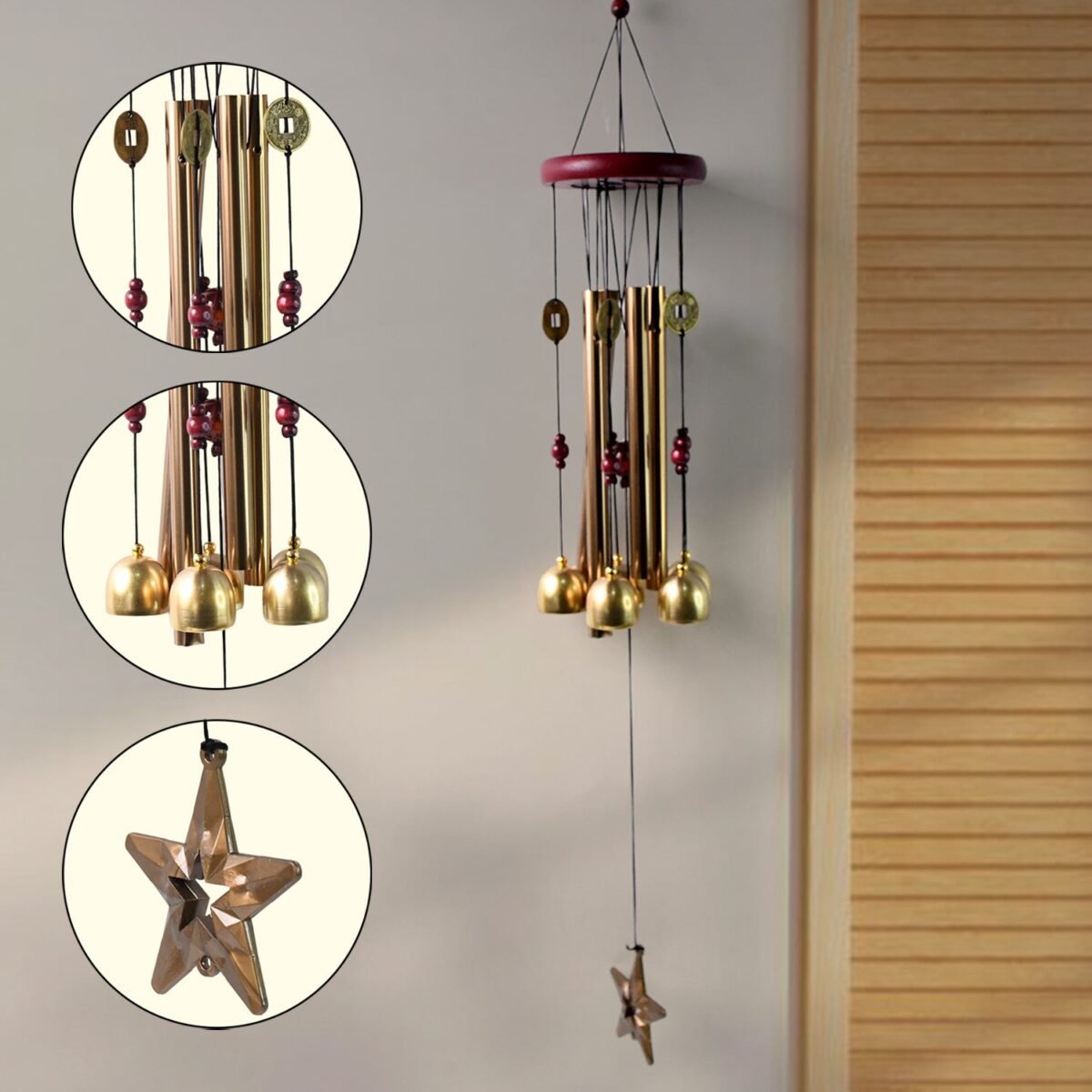 Wind Chimes Outdoor Hanging Dragonfly Wind Chime for Outside (1 Pc) - Image 4