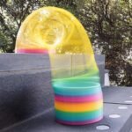 Rainbow Slinky Spring Toy – Compact, Portable Fun Toy for Kids & Adults, Great for Birthdays (1 Pc) - Image 4