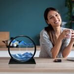 3D Moving Sand Art – Liquid Motion Deep Sea Sandscape with Round Glass Frame (1 Pc) - Image 10