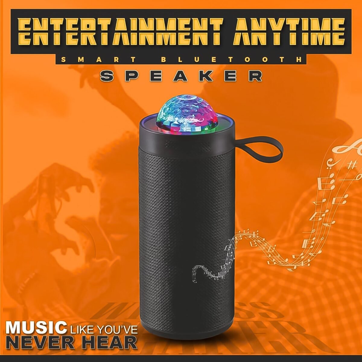 3D Disco Light Sound Bluetooth Speaker (1 Pc) - Image 5