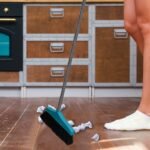 Long Handle Dustpan and Brush 2 Piece Set for Sweeping Cleaning Home Office - Image 3