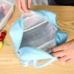 Lunch Box Bag for Women Men Insulated Lunch Bag With Zipper (1 Pc / Mix Color) - Image 3