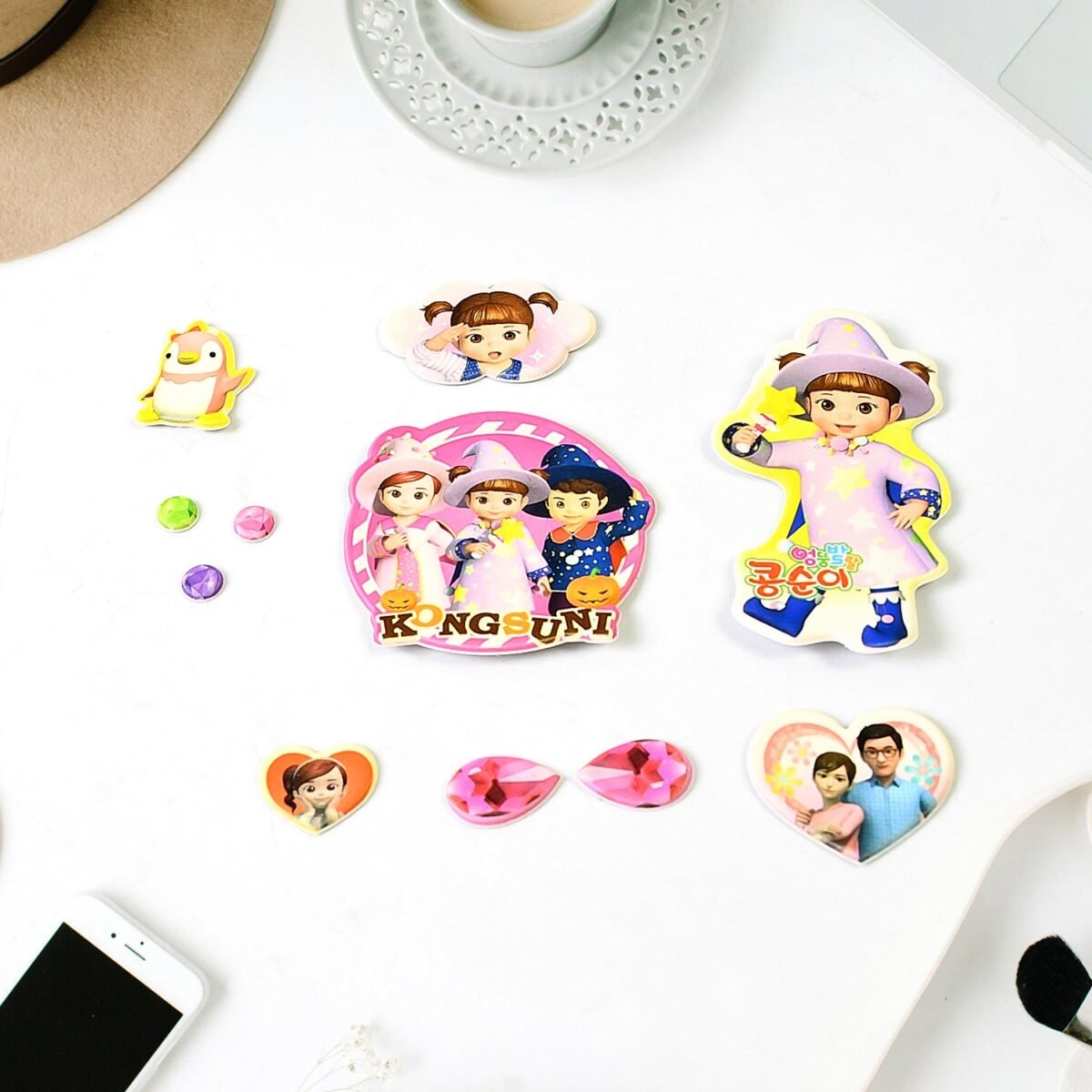 Multipurpose Adhesive 3D Stickers (1 Sheet / 15×10 Cm) - Image 4