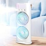 Portable Tower Mist Spray Cooling Fan, Air Cooling Fan (1 Pc) - Image 6