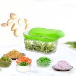 Manual Hand Push Garlic Cutter & Vegetable Chopper (1 pc) - Image 6