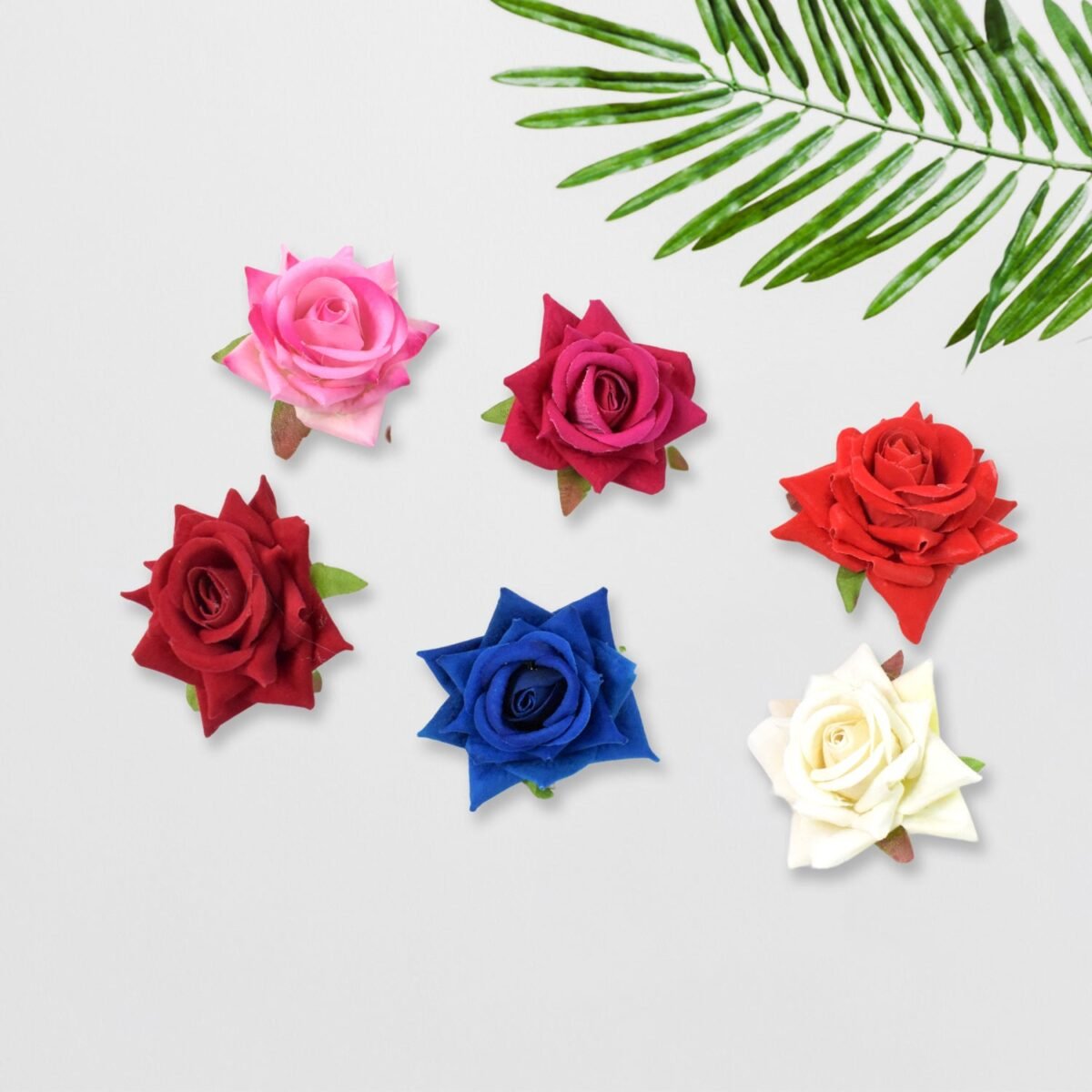 Colourful Flowing Flower Hair Pin (12 Pcs Set / Mix Color), Hair accessories - Image 3