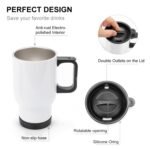 Stainless Steel Vacuum Glass Insulated Glass Coffee Cups 300ml Approx - Image 4