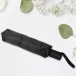 2 Fold Manual Umbrella – Wind, Sun & Rainproof with Steel Shaft & Wrist Strap - Image 5