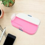 Multipurpose Cartoon Pencil Box – 2-Compartment Compass Box for Kids (Mix Color 1 Pc) - Image 3
