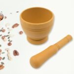 Mortar and Pestle Spice Grinder - Traditional Khalbatta for Kitchen Herb & Spice Preparation