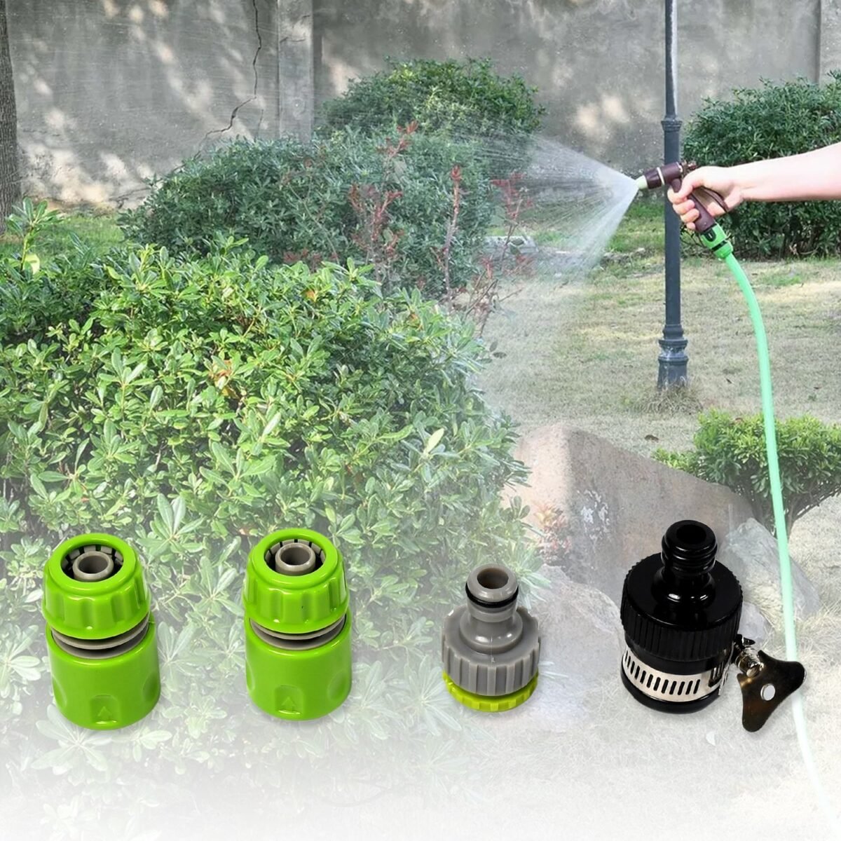 Water Spray Nozzle, Hose Sprayer, High Pressure Long Range Zinc Alloy Rotatable for Gardening Spray Adjustable High Pressure Car Washer Washing Water Spray Gun - Image 3