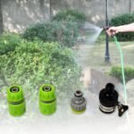 Water Spray Nozzle, Hose Sprayer, High Pressure Long Range Zinc Alloy Rotatable for Gardening Spray Adjustable High Pressure Car Washer Washing Water Spray Gun - Image 3