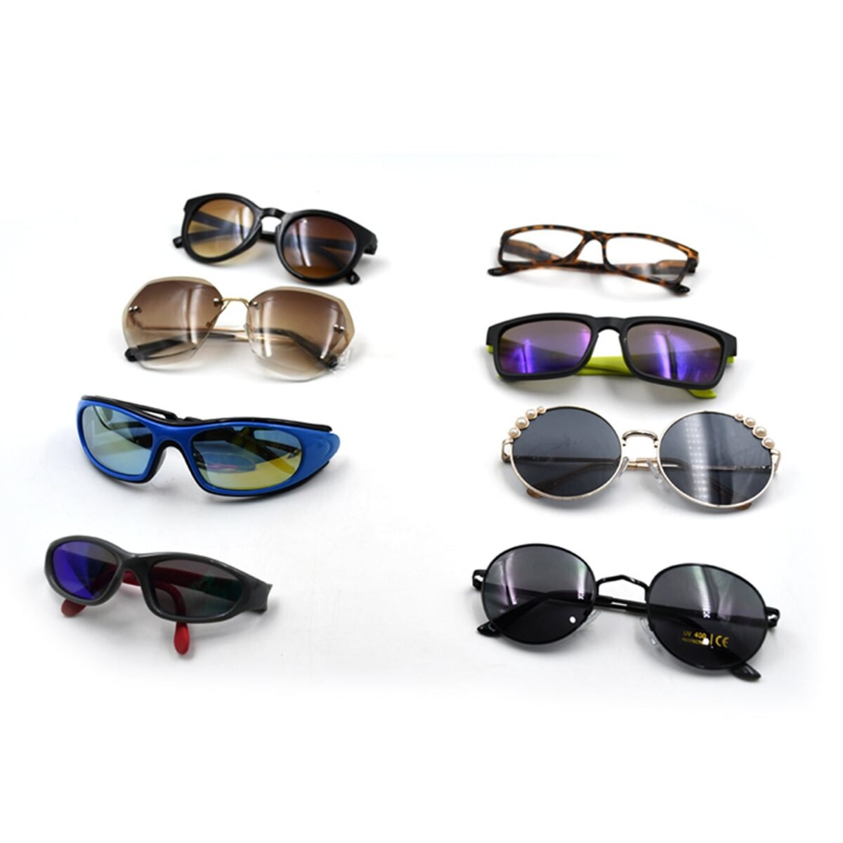 Mixed Design Sunglasses for Outdoor UV Protection (1 Pc) - Image 2