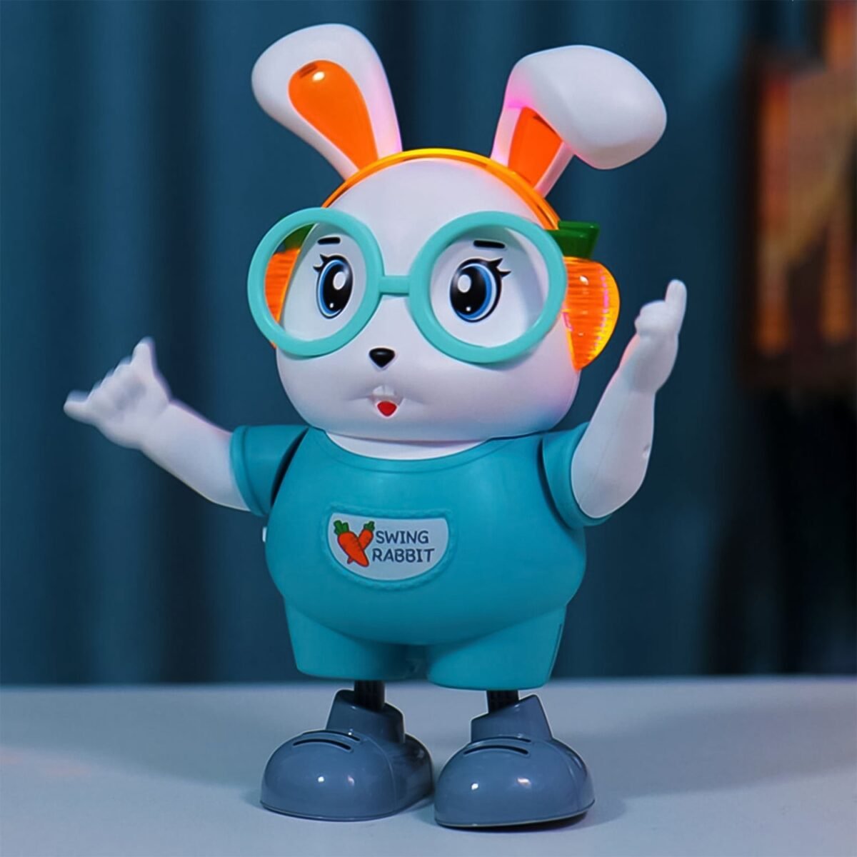 Electroplay Swing Rabbit Musical Dancing Toy – Interactive Bunny with Lights, Sounds (1 Pc / Battery Not Included) - Image 1