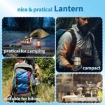 LED Camping Lante Light Retro Style Lighting Battery Type-c Rechargeable (1 Pc) - Image 4