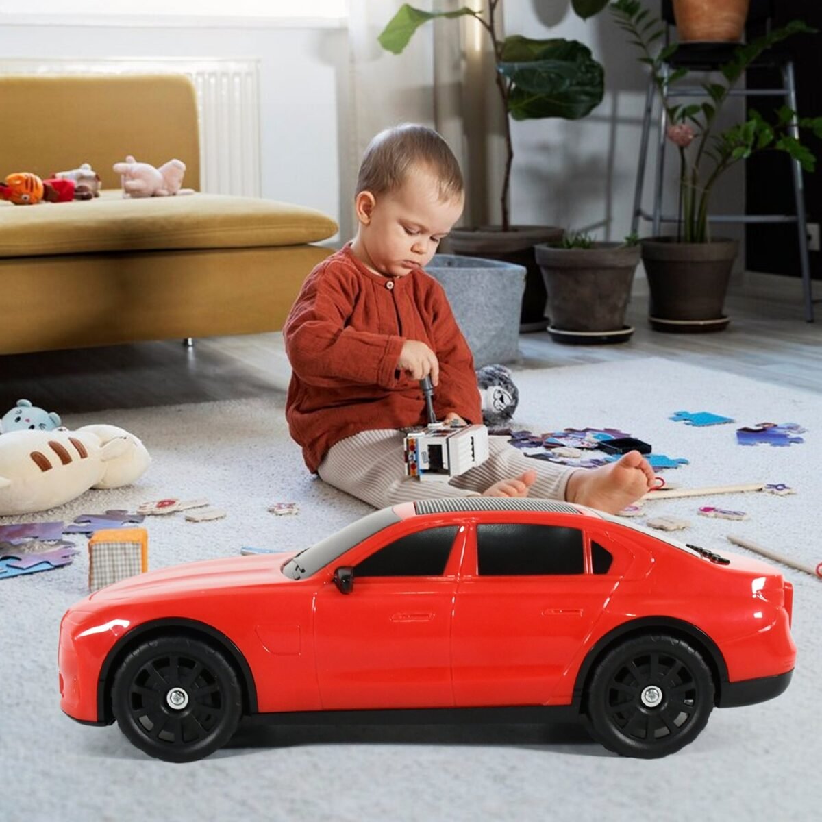 Wireless Bluetooth Speaker Portable Car Shape Music Speaker Support Bluetooth, TF Card, USB, Fm Radio Function Unique Shape Car Speaker - Image 4