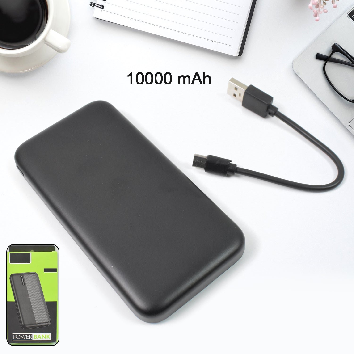 02_e05bf23f-b2f7-4e18-a26a-5575cb98c282.jpg Lithium-Polymer, 2 USB Output, Power Bank, 10000mAh (1 Pc) - Image 1